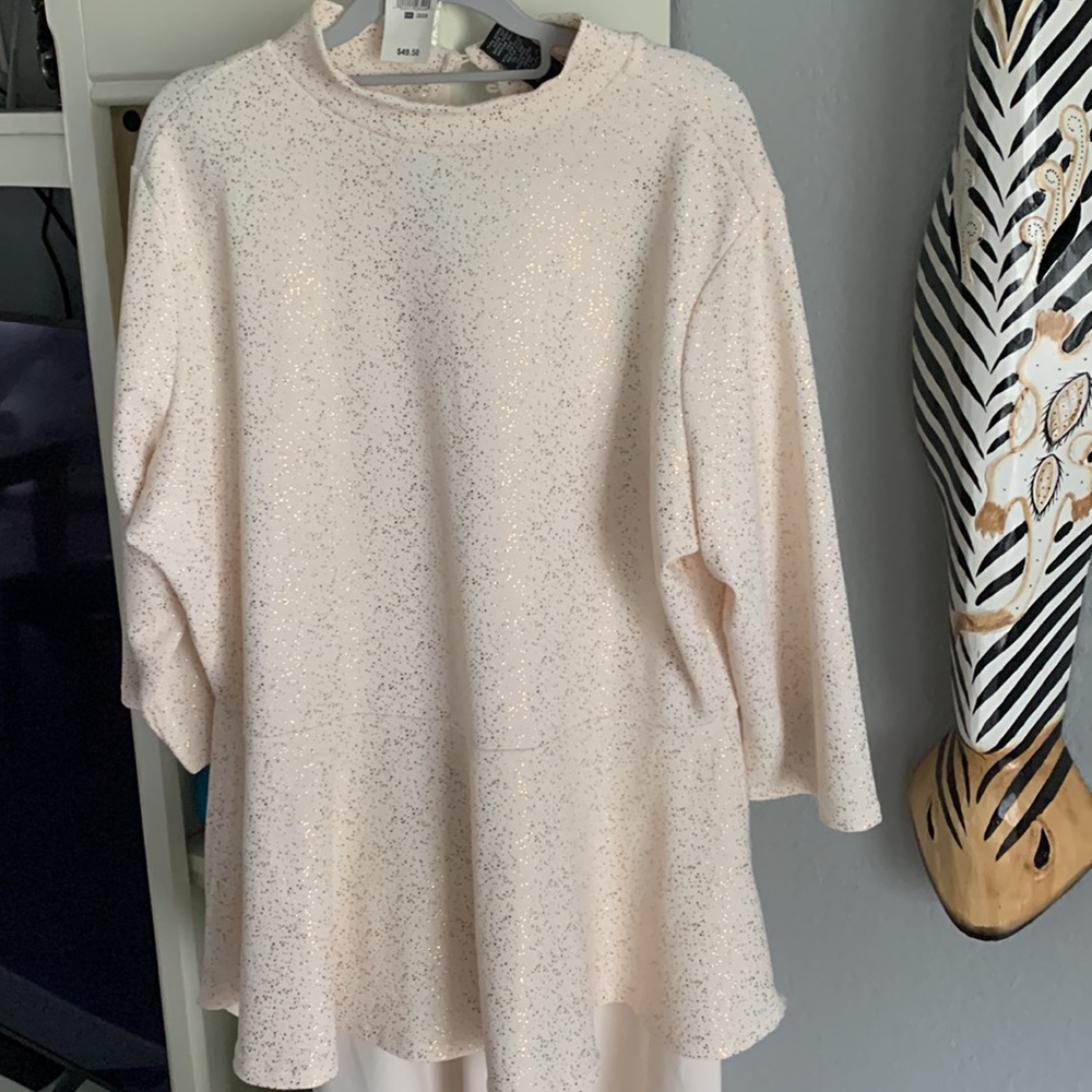 High low semi formal blouse actual size 22/24